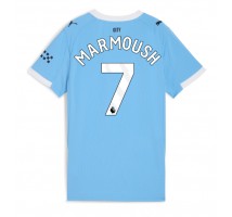 Manchester City Omar Marmoush #7 Koszulka Podstawowa damskie 2025-26 Krótki Rękaw